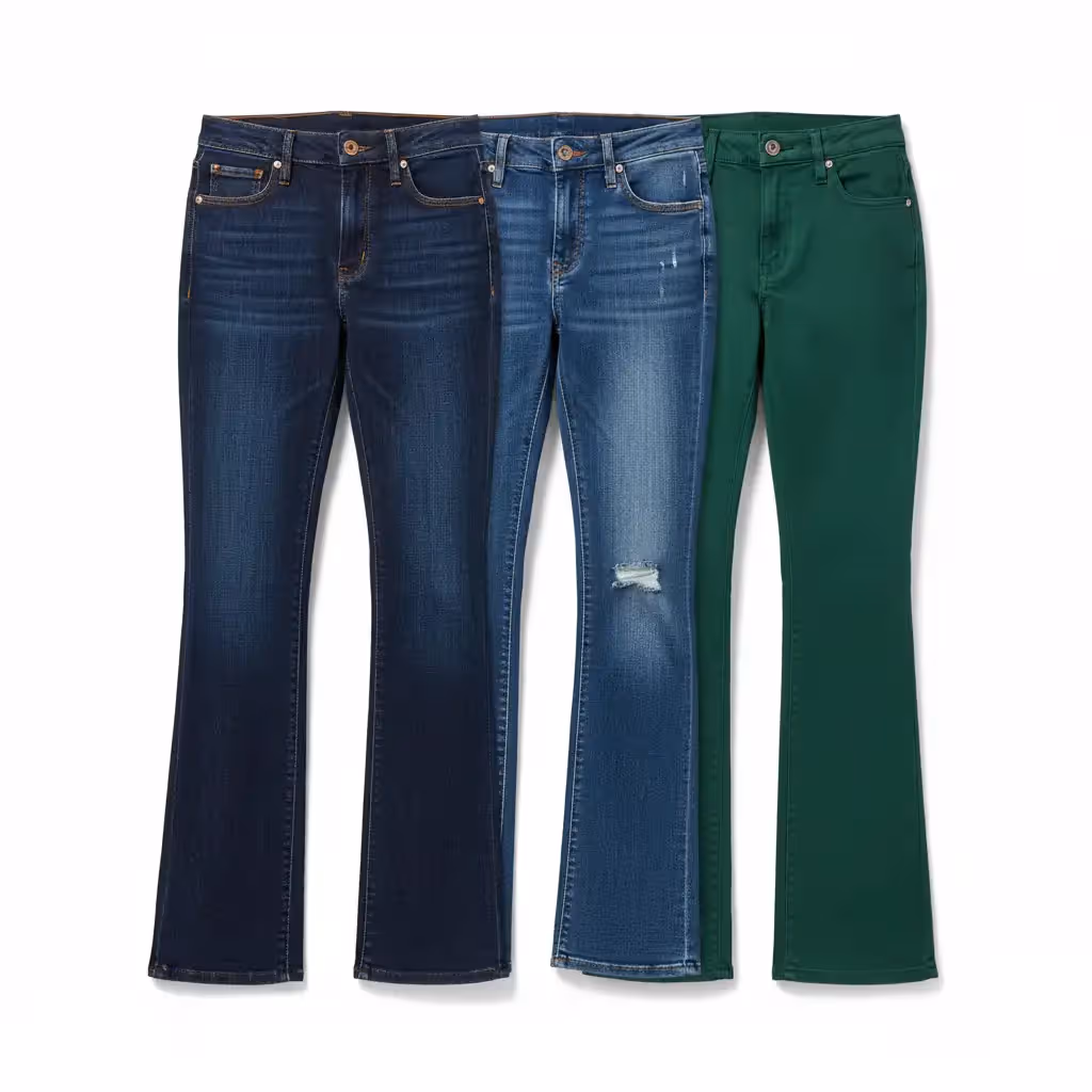 Affordable Women Bootcut Jeans Manufacturing for US Importers