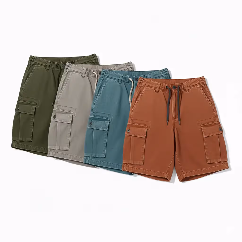 Baggy Cargo Shorts | Exporter to European & USA Markets