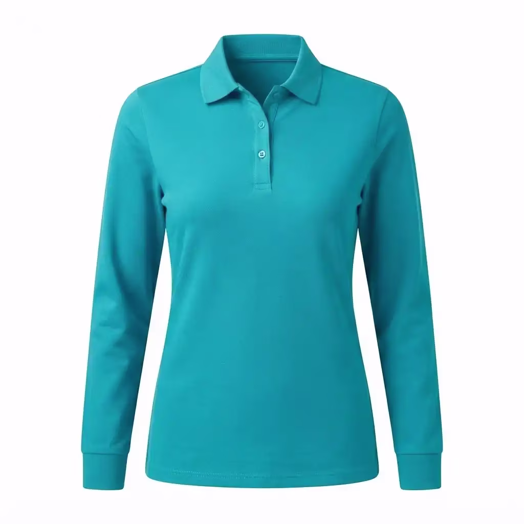 Siatex Bangladesh - Bangladesh Long Sleeve Ladies Pique Polo Mfg For Jordan Bangladesh Long Sleeve Ladies Pique Polo Mfg For Jordan