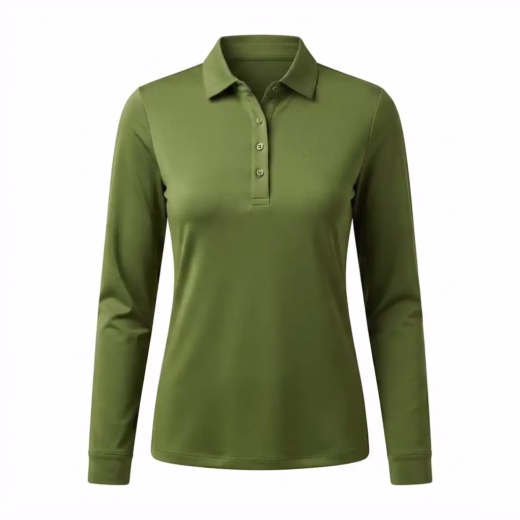 Bangladesh Long Sleeve Pique Polos For Denmark Shops