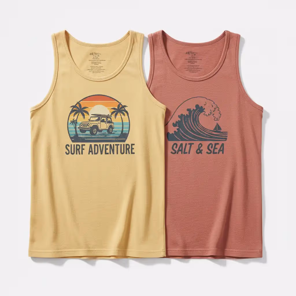 Beach Tank Tops | Bulk Production Supplier For European & Usa Brands