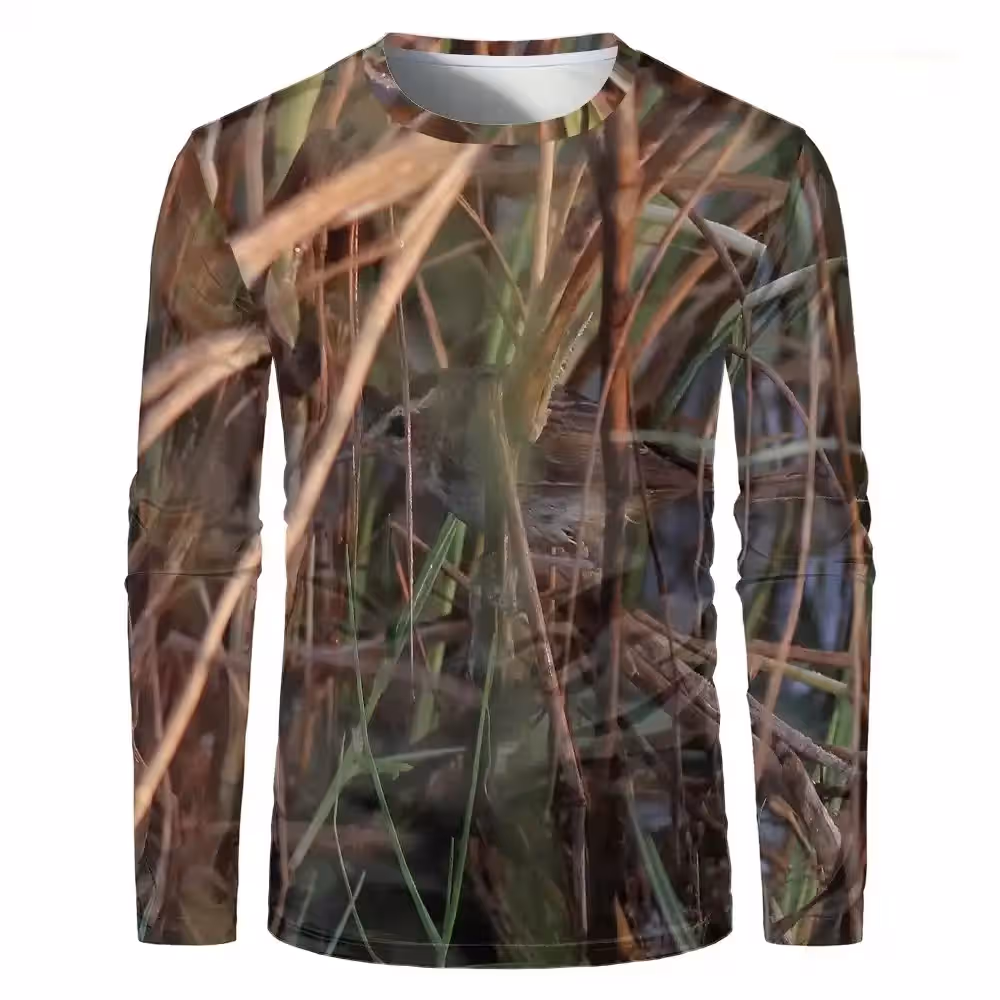 Bird Watching Outdoor Camo T-shirt