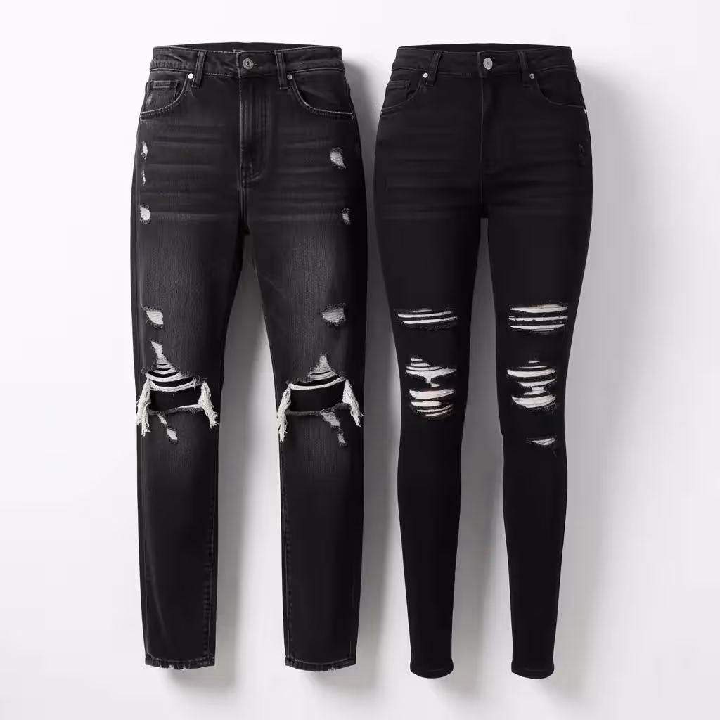 Siatex Bangladesh - Black Ripped Jeans | Clothing Supplier For American & European Black Ripped Jeans | Clothing Supplier For American & European