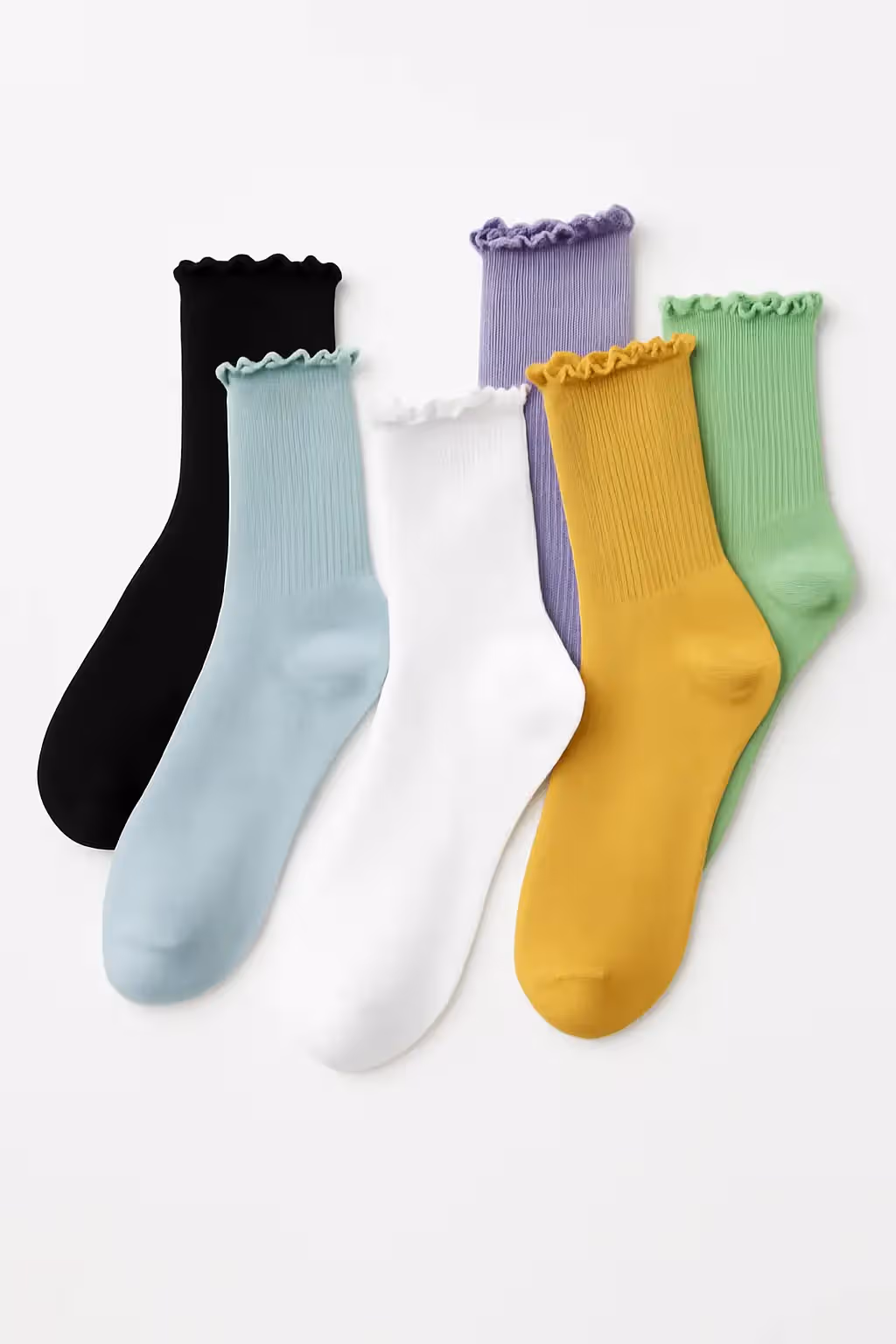 Siatex Bangladesh - Bobby Socks Women Girl Frill Ruffle Cotton Women Ribbed Socks Bobby Socks Women Girl Frill Ruffle Cotton Women Ribbed Socks