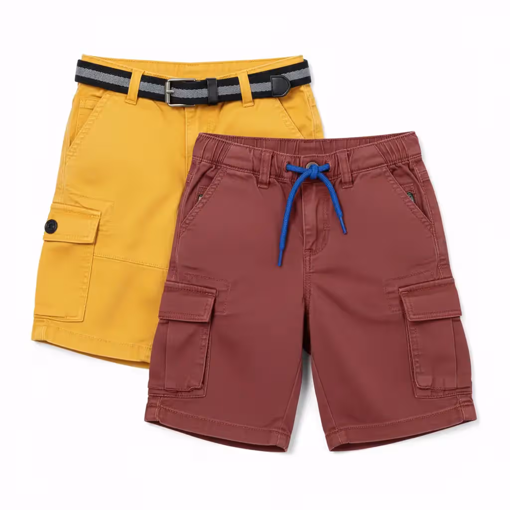 Boys Cargo Shorts | OEM Manufacturer for European & USA Clients