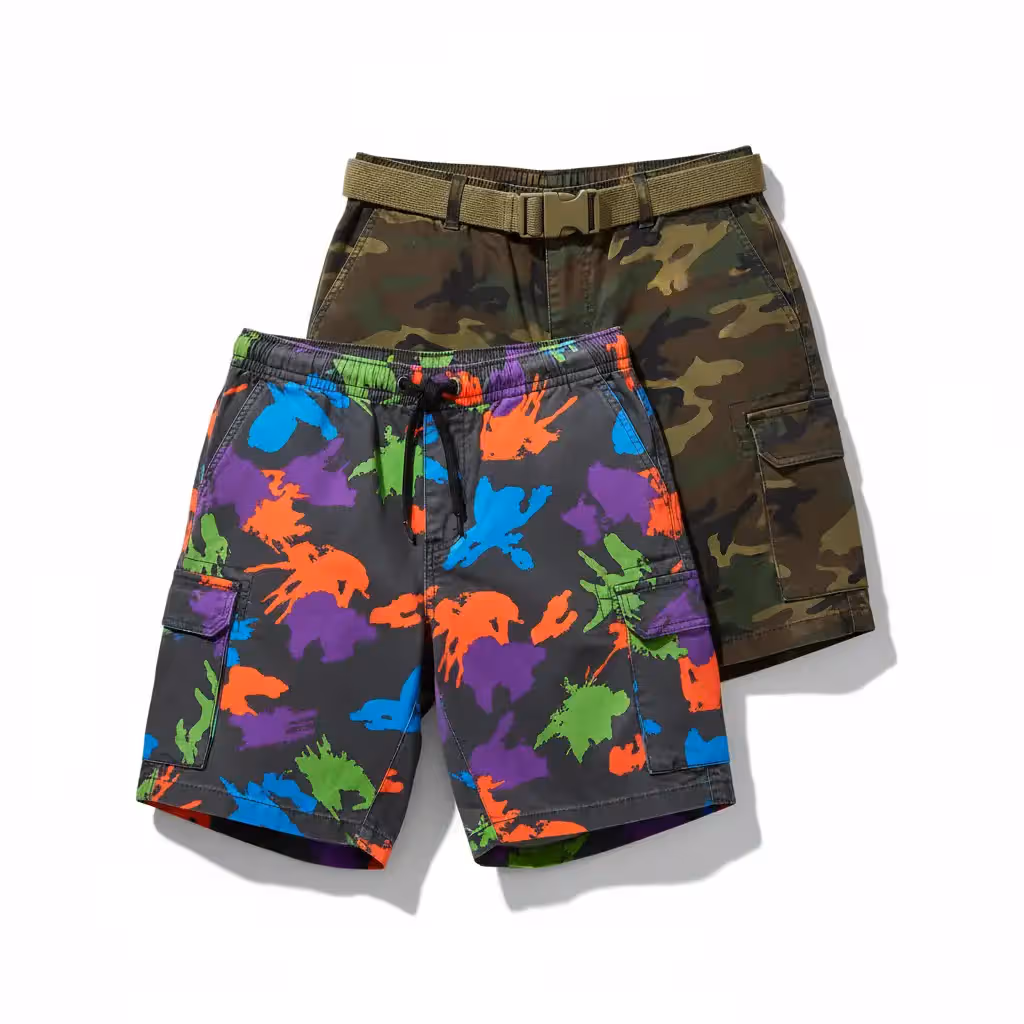 Siatex Bangladesh - Camouflage Cargo Shorts | Manufacturer For European & Usa Brands Camouflage Cargo Shorts | Manufacturer For European & Usa Brands