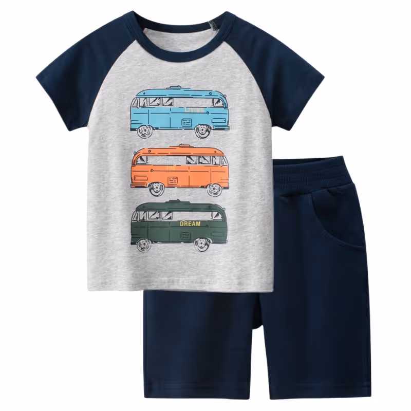 Children&rsquo;s Sets Short Sleeve T-shirt Sports Shorts from Bangladesh