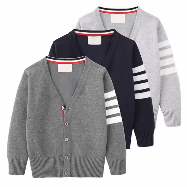 Children&rsquo;s Sports Cardigan Sweater Manufacturer in Bangladesh