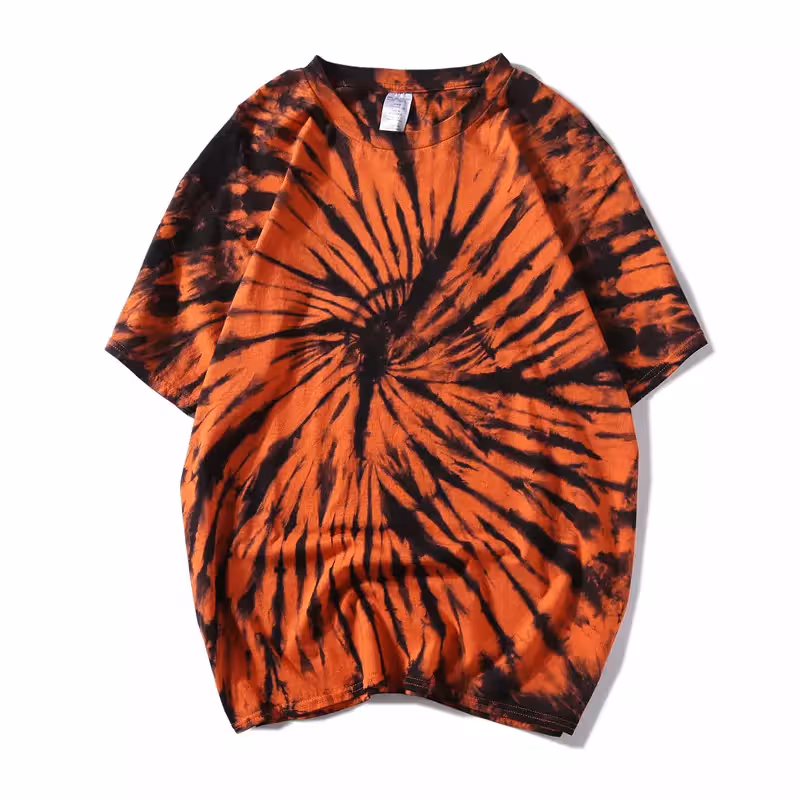 Cotton Men’s Tie Dye Street Wear T-shirt