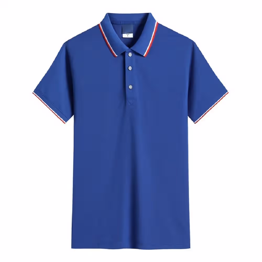 Cotton Knitted Mens Casual Polo T-shirt from Bangladesh Knitwear Factory