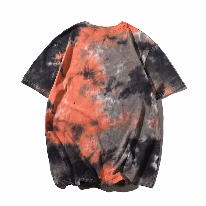 Cotton Men’s Tie Dye Street Wear T-shirt
