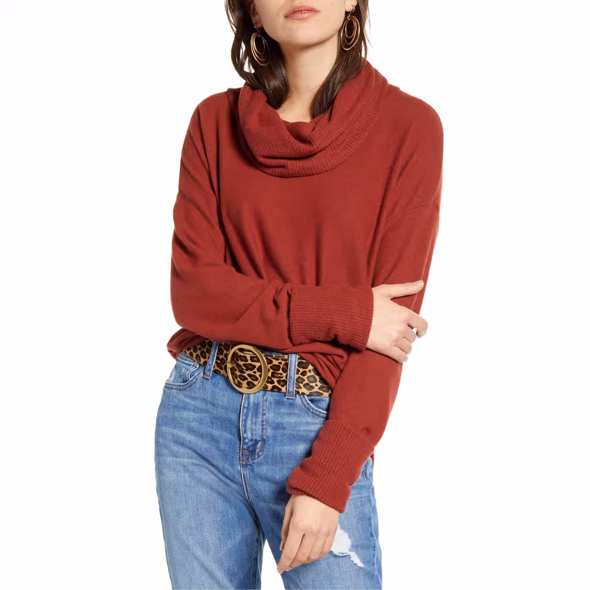 Cowl Neck Women&rsquo;s Pullover Sweater Supplier Manufacturer Bangladesh