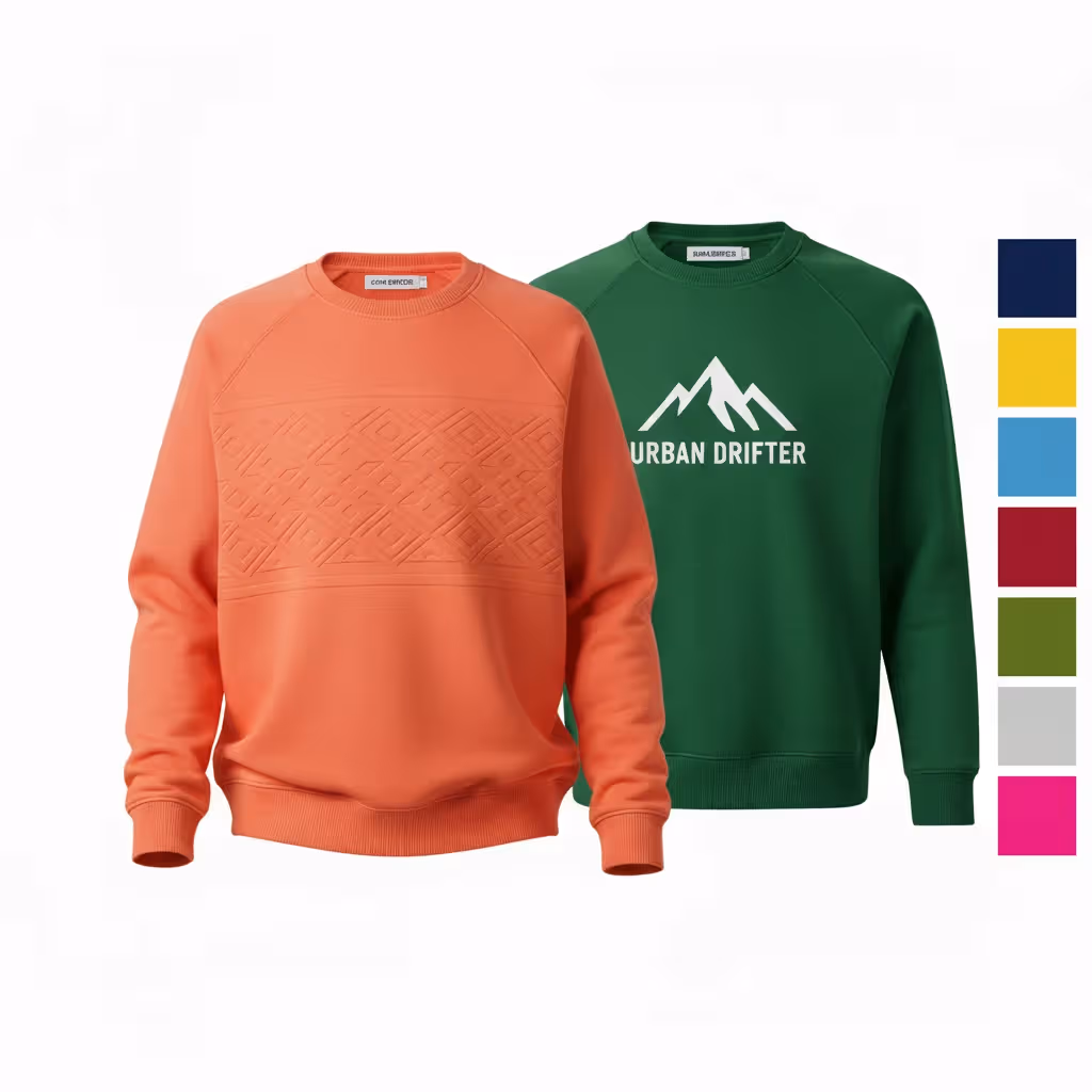 Custom Colour Sweatshirts | Oem Producer For Usa & France Importers