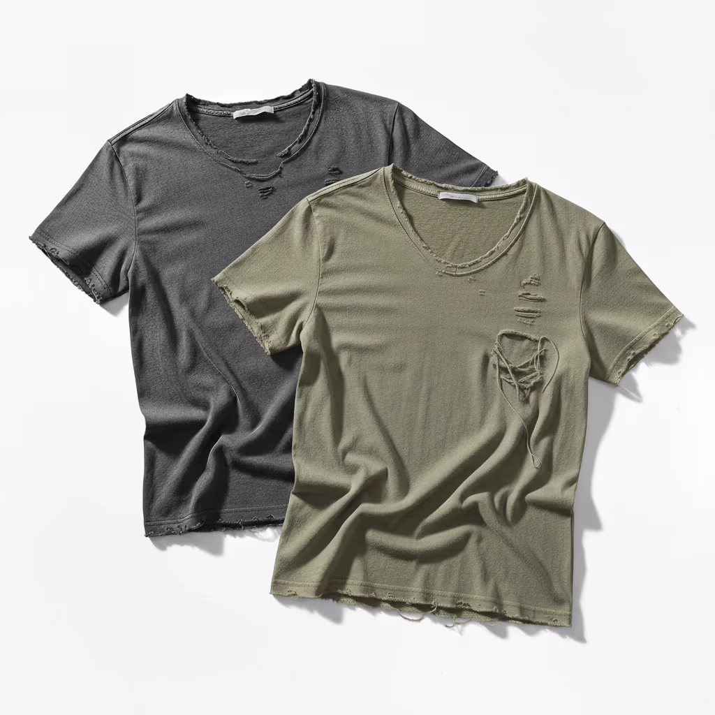 Custom Distressed Blank T-shirts | Manufacturer for Portugal
