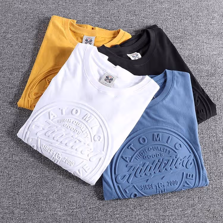Custom Embossing T-shirt Manufacturer in Bangladesh