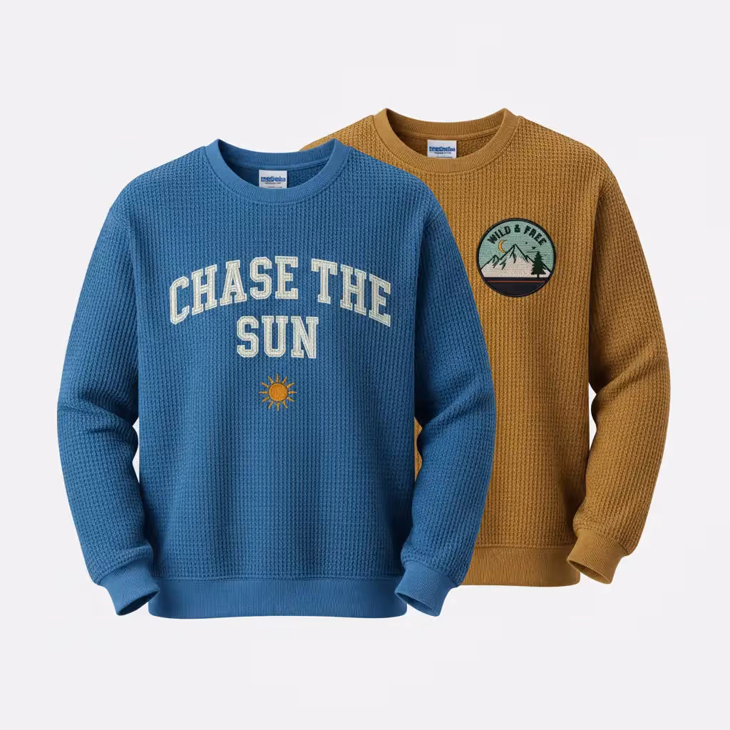 Custom Embroidered Sweatshirts | Wholesale for American & European Retailers