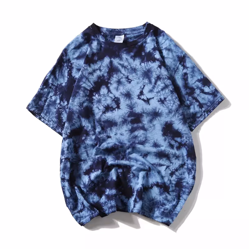 Custom Logo Cotton Tie and Die T-shirt Unisex