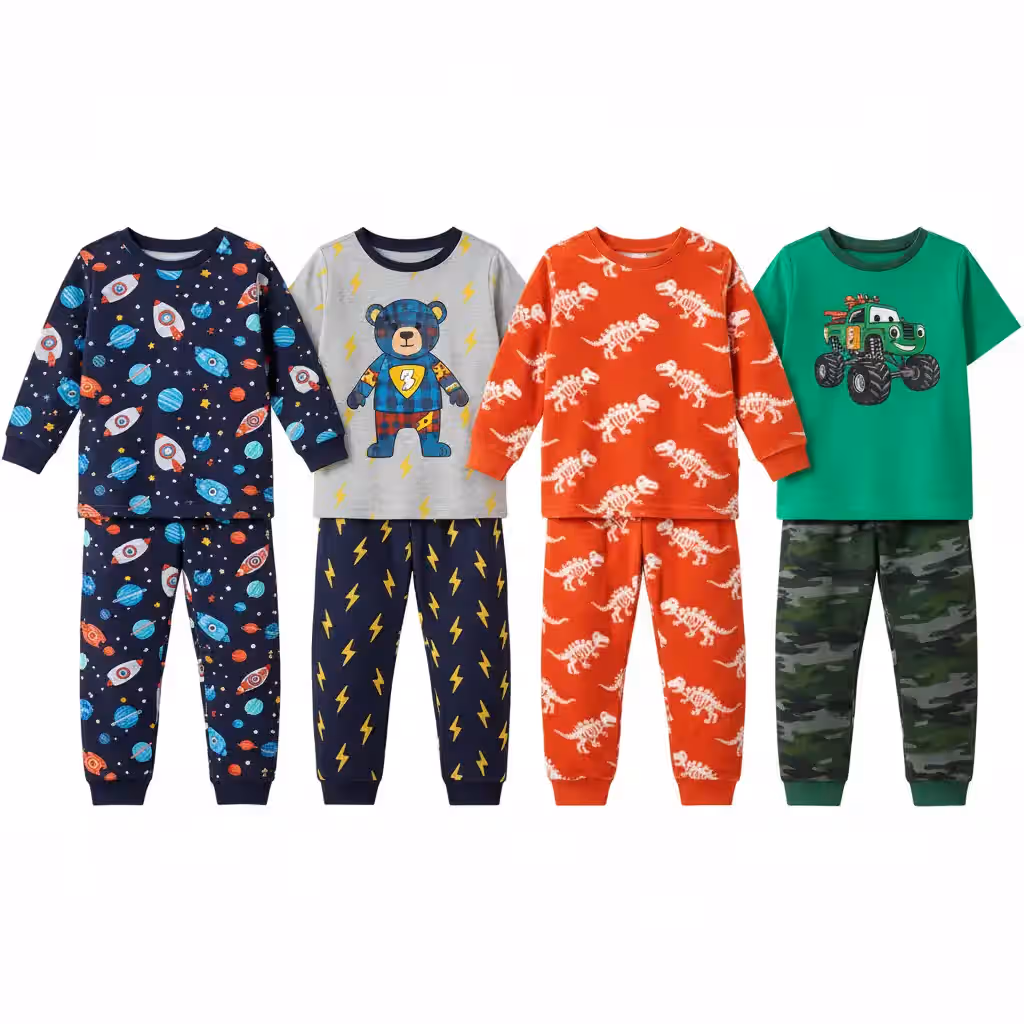 Customizable Boys Pajamas for USA