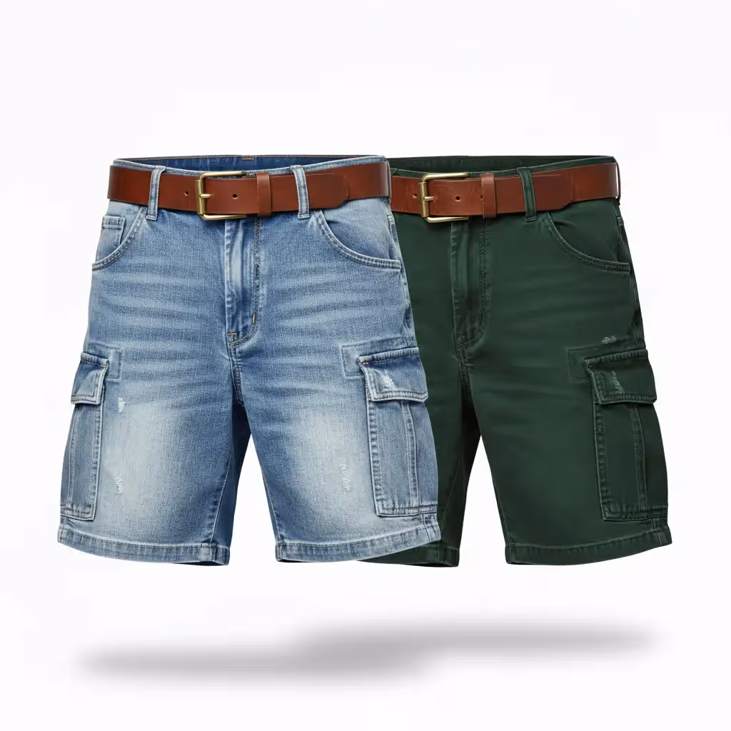 Denim Cargo Shorts | Wholesale Europe & USA