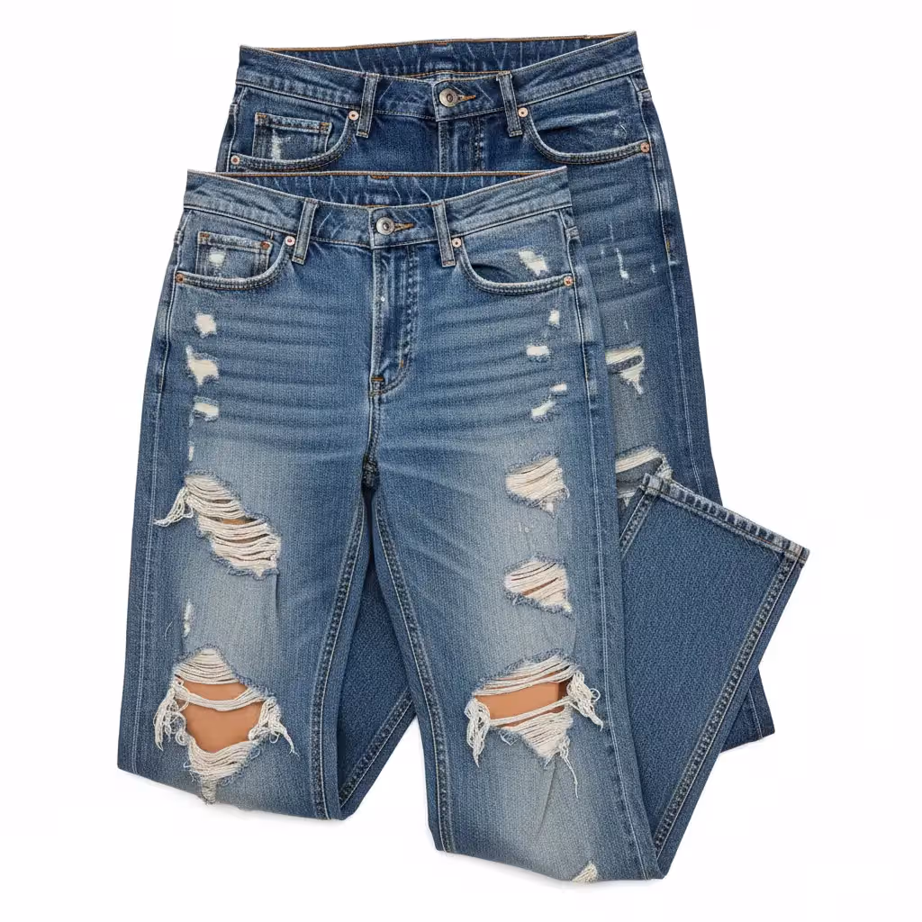 Distressed Jeans | Custom Denim for American & European Clients