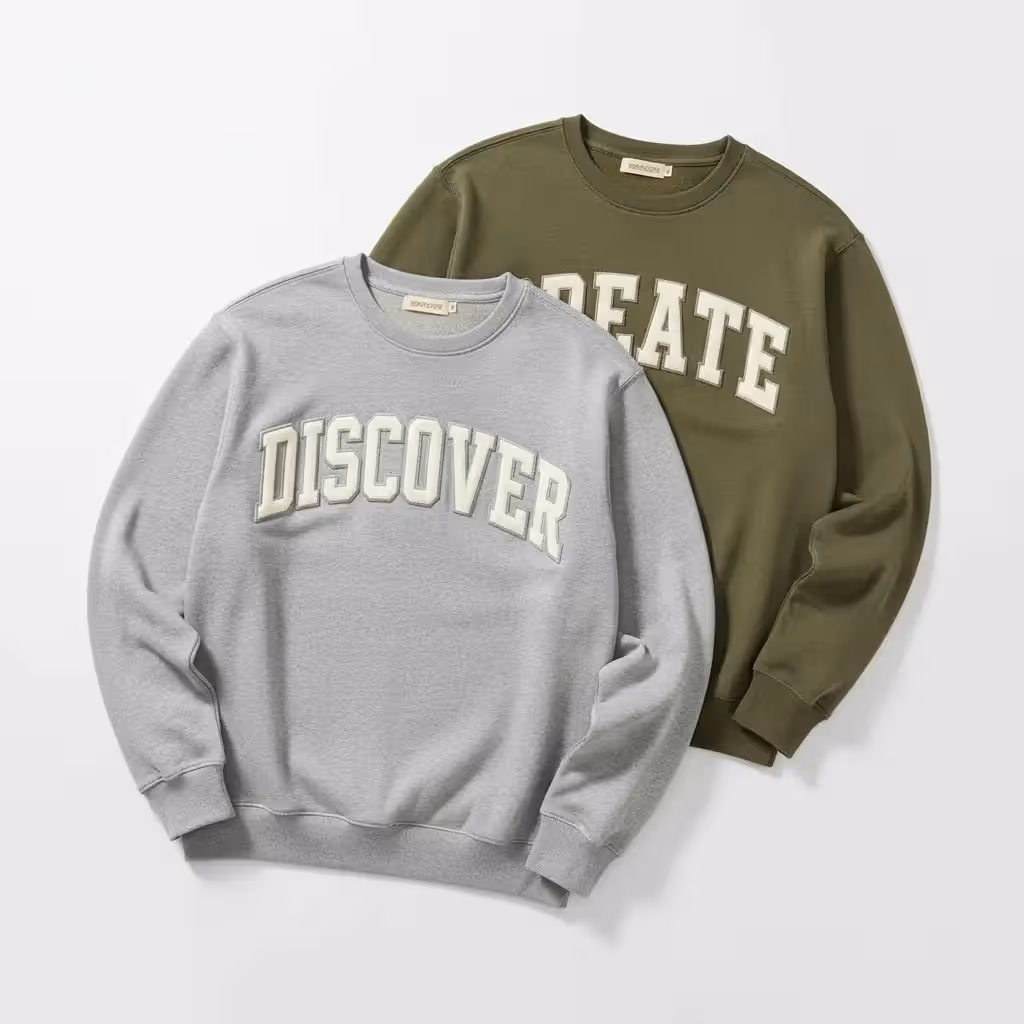 Embroidered Sweatshirts | Custom Factory For American & European Retailers