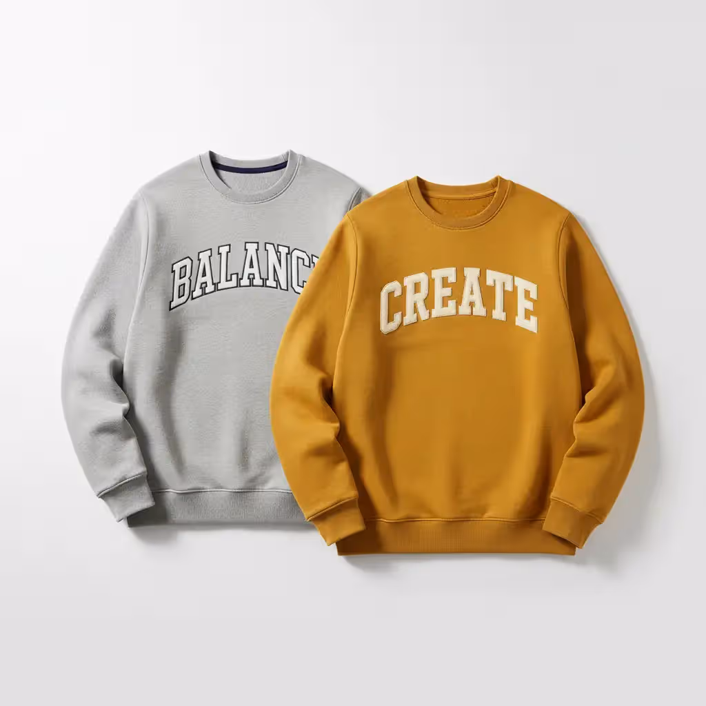 Embroidered Sweatshirts | Manufacturer For American & European Brands