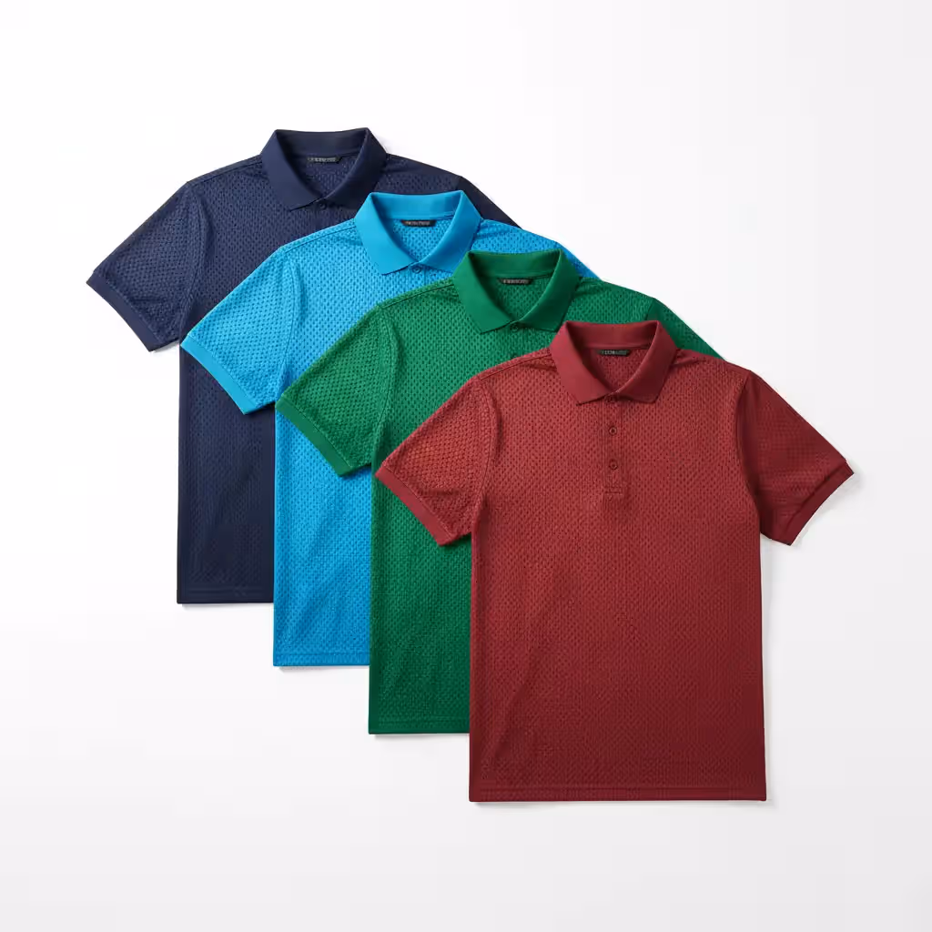 Fast Delivery Mesh Fabric Polo Shirts Manufacturers for US Buyers