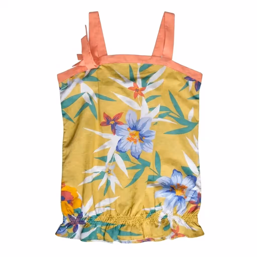 Floral Tank Top Manufacturer In Bangladesh | Wholesale