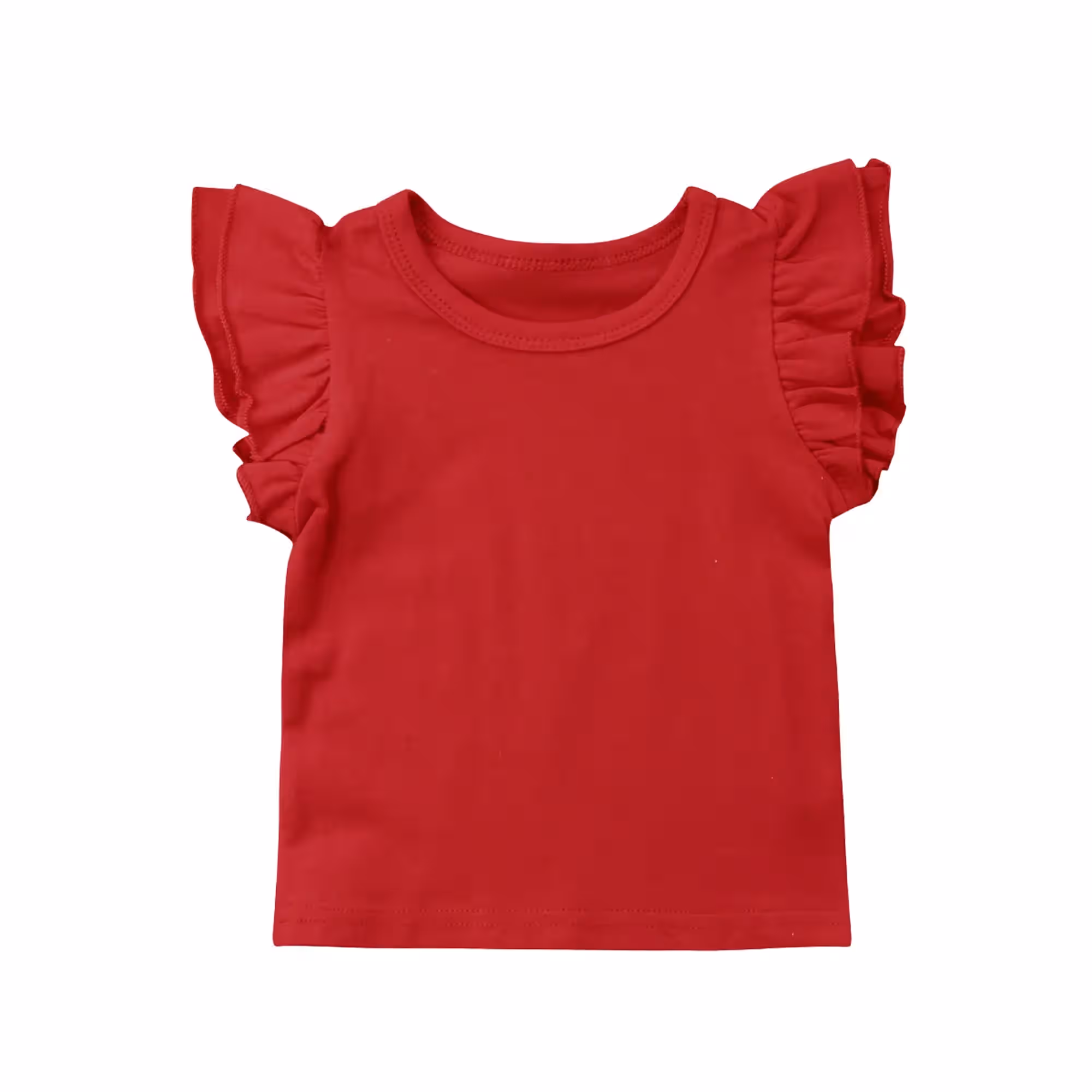 Girl Ruffle Sleeve T-shirt from Bangladesh Kidwear Factory