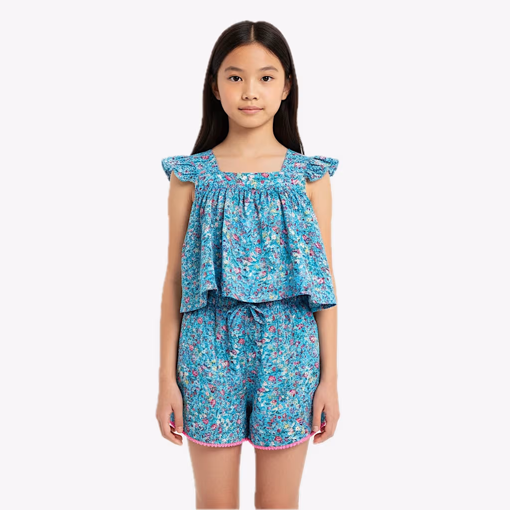 Girls Palazzo Top & Bottom Set | Global Clothing Manufacturer for Europe