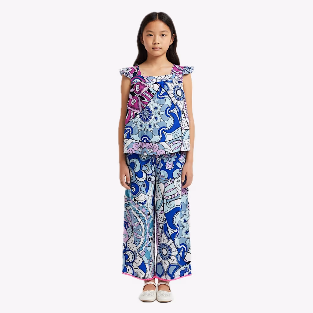 Girls Summer Palazzo Set | Global Clothing Manufacturer for Europe