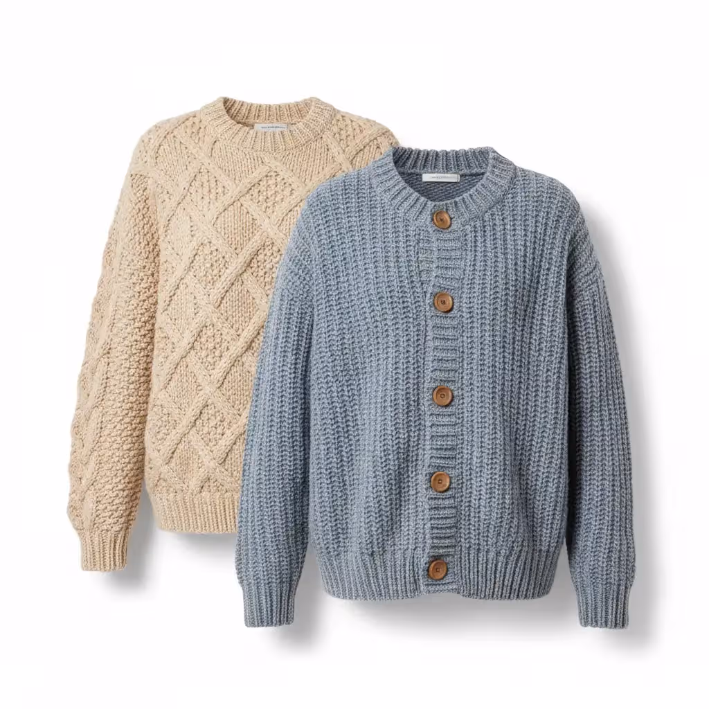 Hand Knitted Sweaters | Manufacturer for American & European Brands