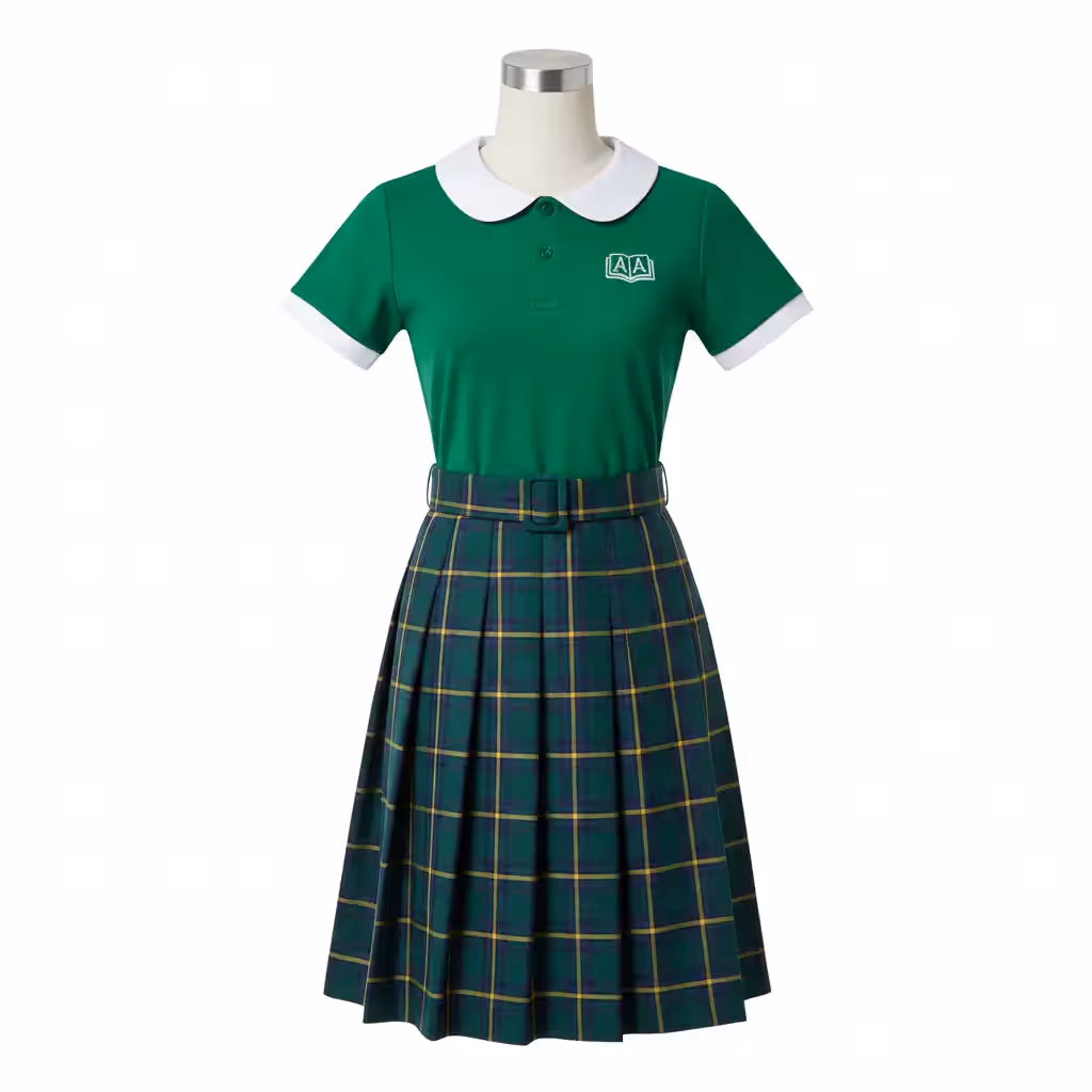 High Quality School Short Sleeve Dresses for USA Buyers