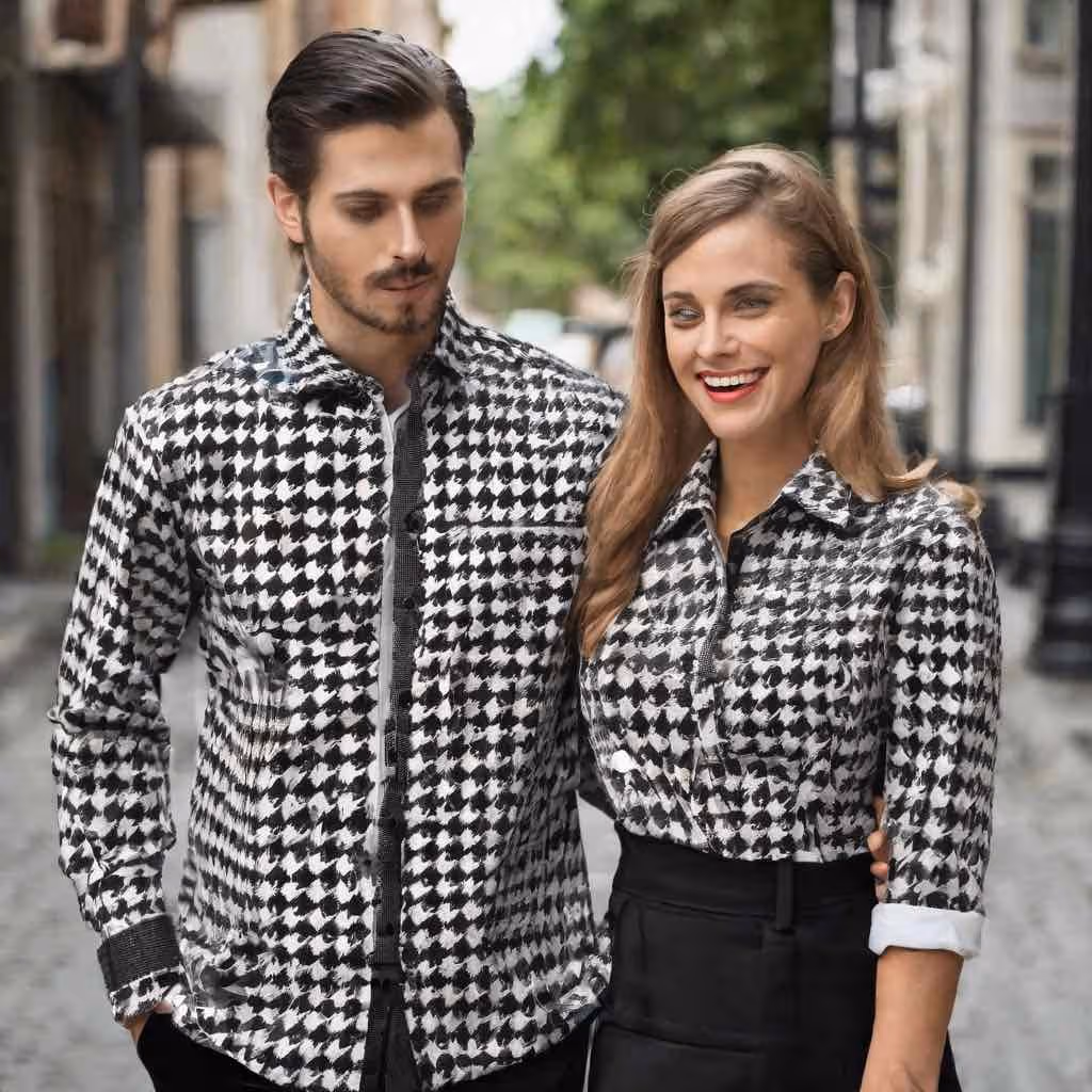 Houndstooth Shirt Factory in Bangladesh