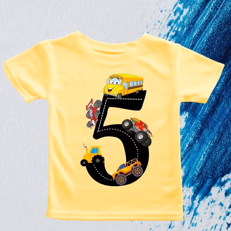 Kids Birthday T-shirt Made in Bangladesh