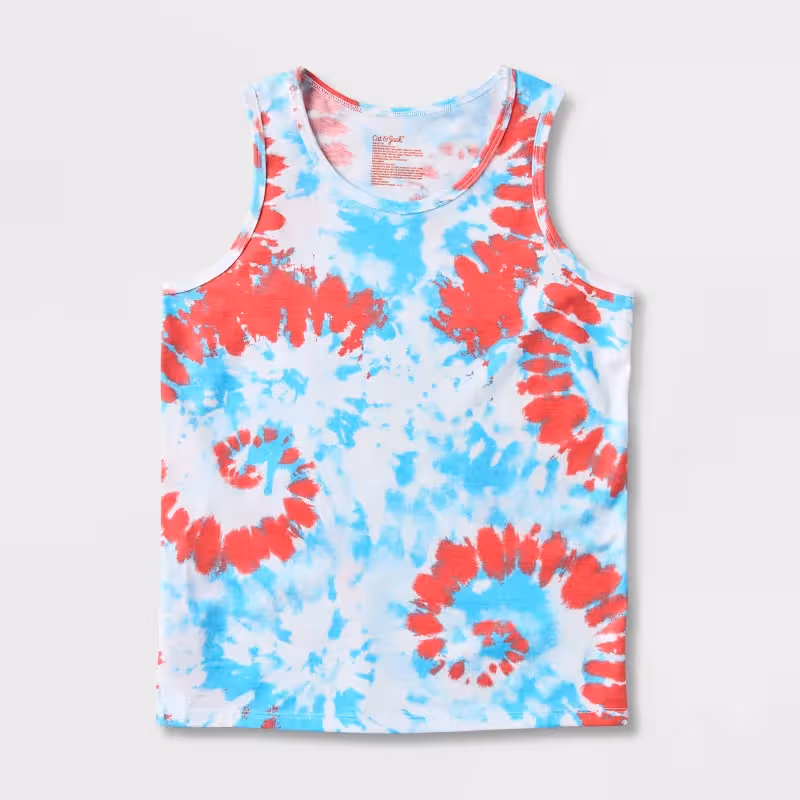 Kids Tie Dye Tank Top from Bangladesh Children Clothing Factory