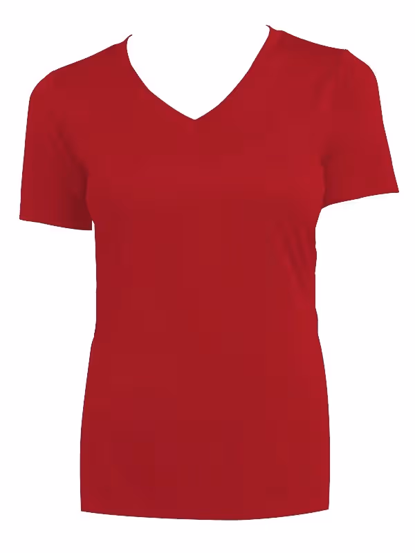 Ladies v-neck T-shirt Supplier and Manufacturer in Bangladesh
