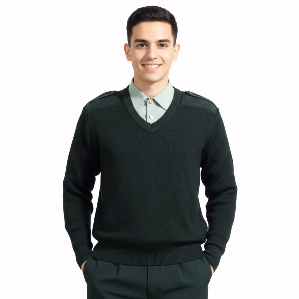 Men&prime;s Military Type Knitted Sweater Exporter Bangladesh