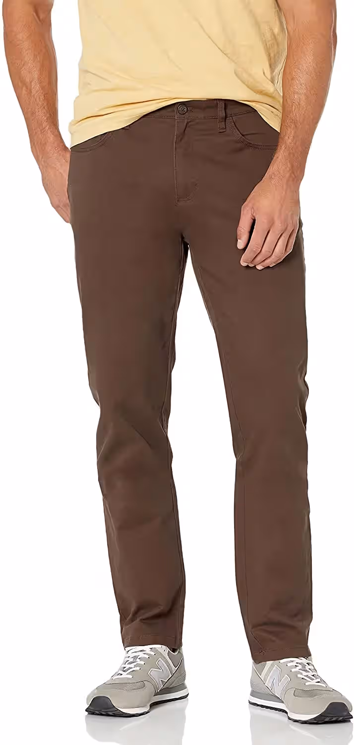 Men&rsquo;s Athletic Fit 5 Pocket Comfort Stretch Chino Pant