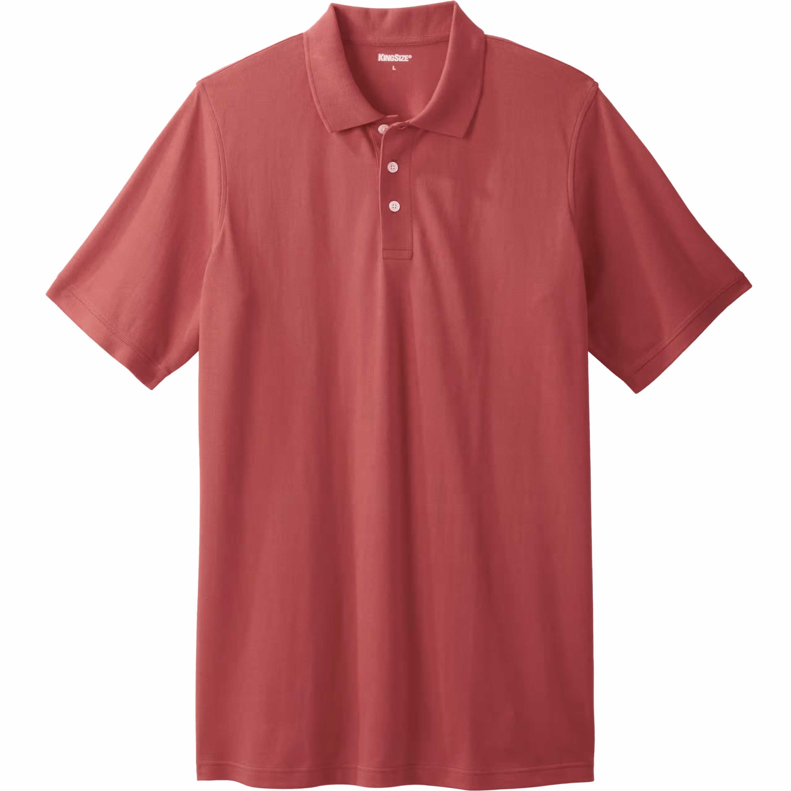 Men’s Big & Tall Longer Length Piqué Polo Shirt