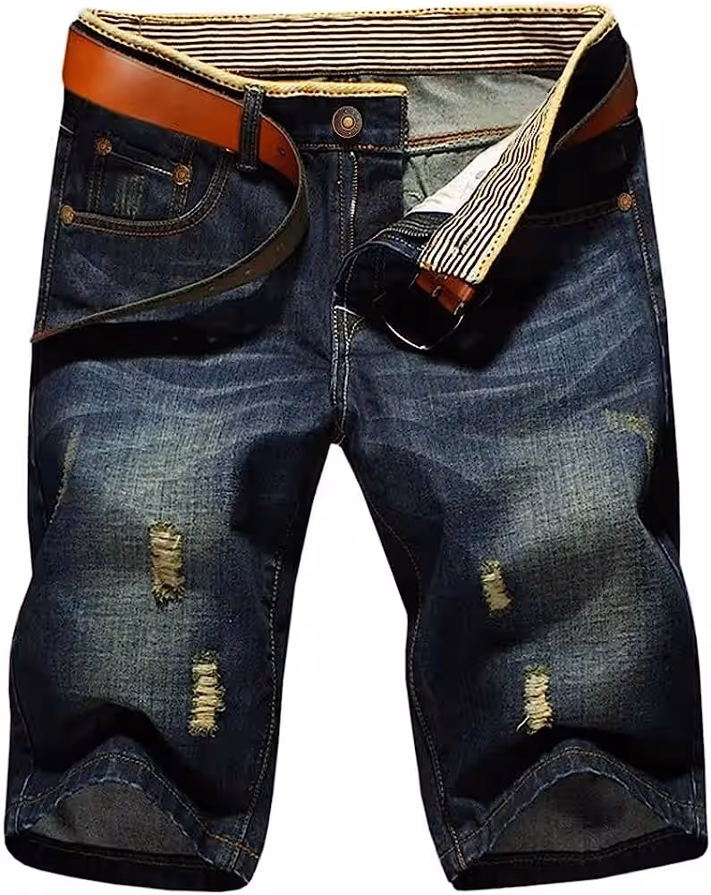 Men’s Casual Denim Shorts from Bangladesh Garments Factory