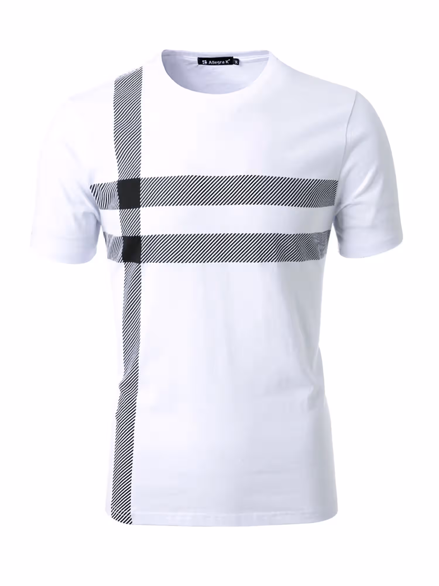 Men&rsquo;s Crew Neck Checked Tee Manufacturer Bangladesh | Wholesale Supplier