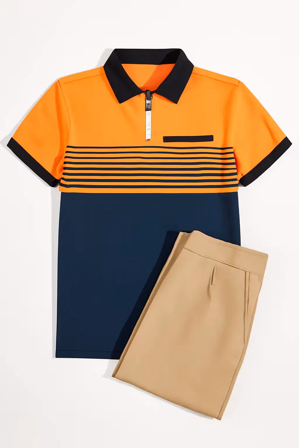 Siatex Bangladesh - Men’s Polo Shirts Short Sleeve Casual Polo T Shirt Color Block Slim Fit Golf Shirts With Pocket Men’s Polo Shirts Short Sleeve Casual Polo T Shirt Color Block Slim Fit Golf Shirts With Pocket