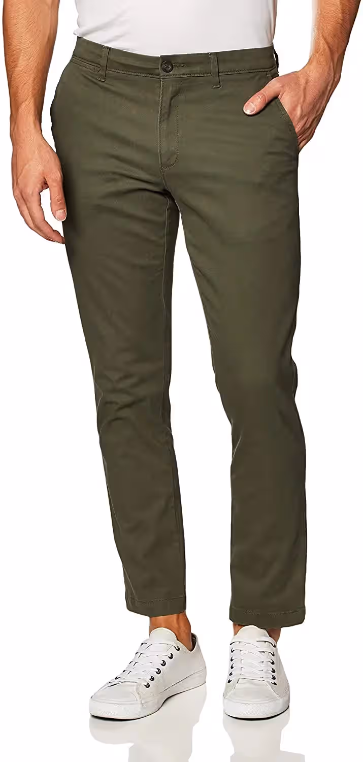Men&rsquo;s Slim Fit Casual Stretch Khaki Pants
