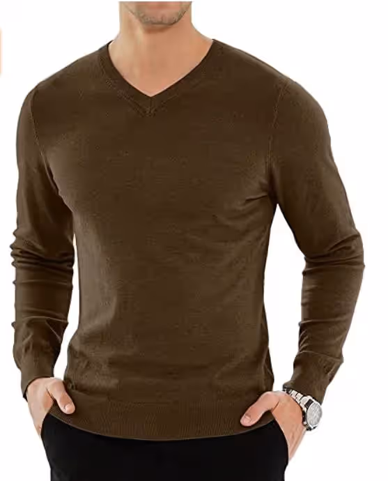 Men’s Slim Fit v-neck Pullover Sweater Supplier Bangladesh