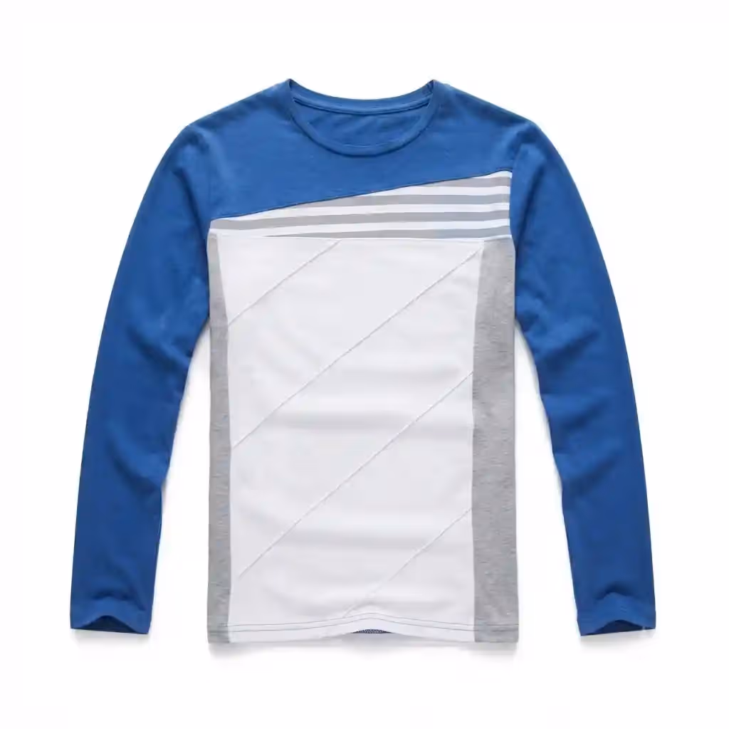 Men&rsquo;s Striped Crew Neck T-shirt Manufacturer Bangladesh | Wholesale Supplier
