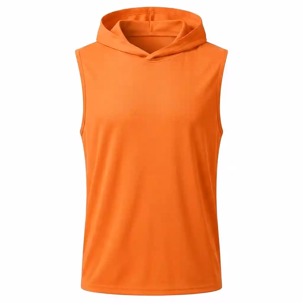 Mens Sleeveless Hoodie Muscle Tee Tops