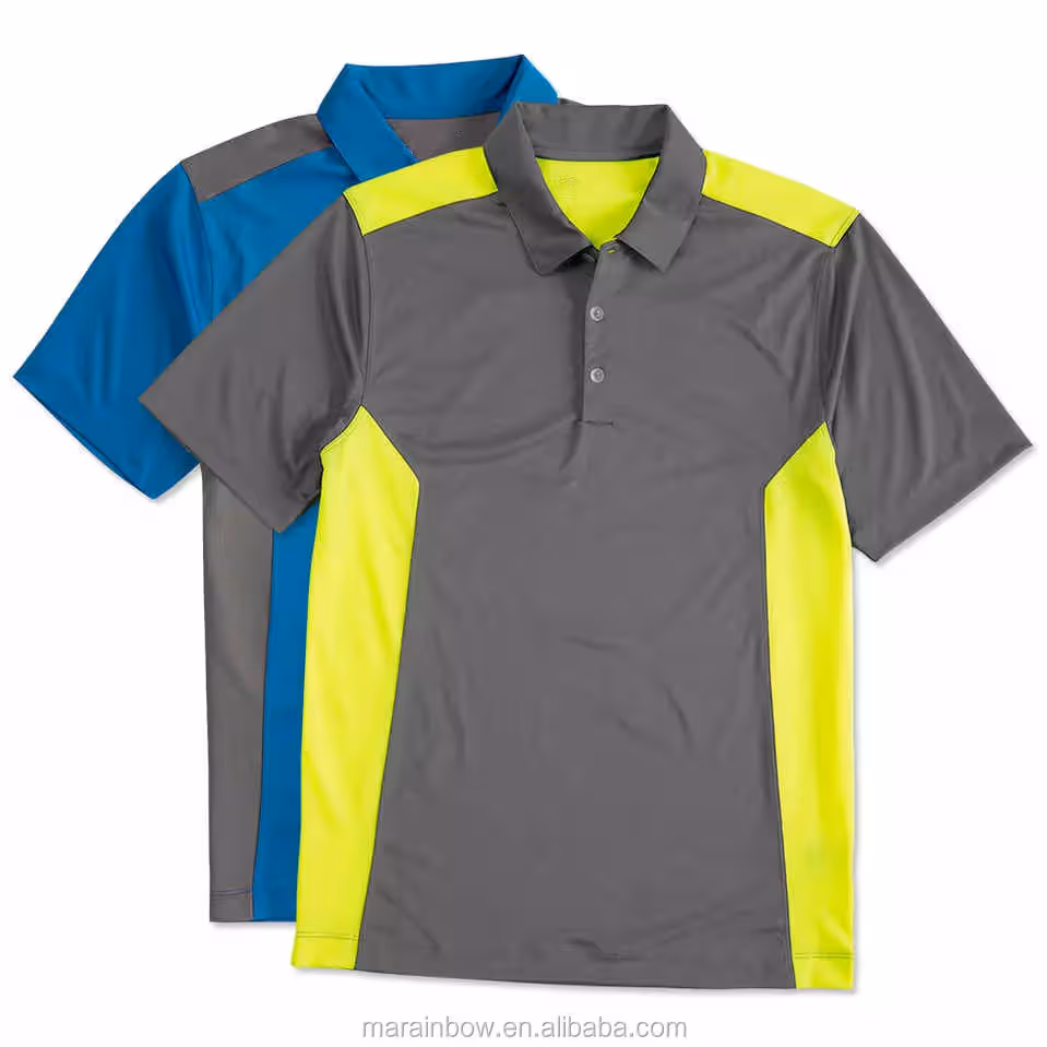 Moisture Wicking Polyester Dry Fit Performance Polo Shirt Exporter