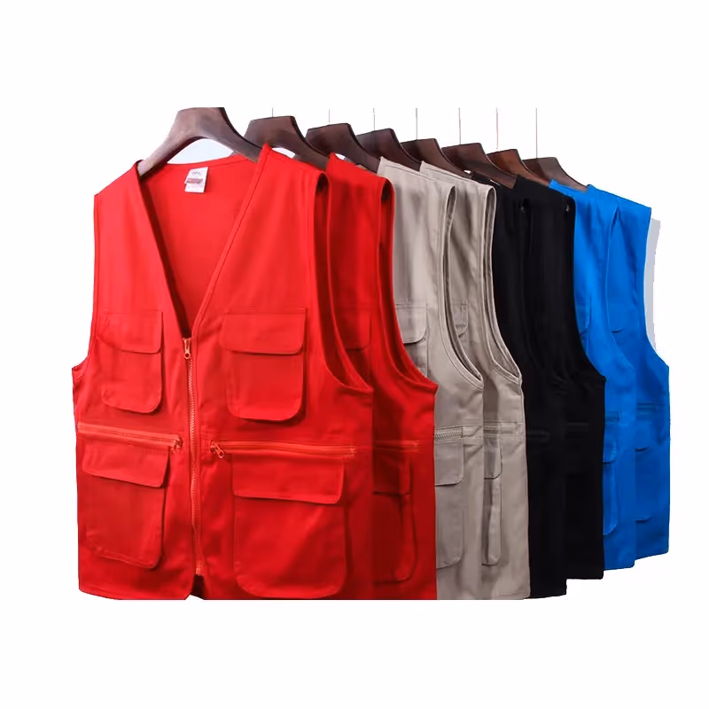 Siatex Bangladesh - Multi Pockets Advertising Work Vest Factory in Bangladesh Multi Pockets Advertising Work Vest Factory in Bangladesh