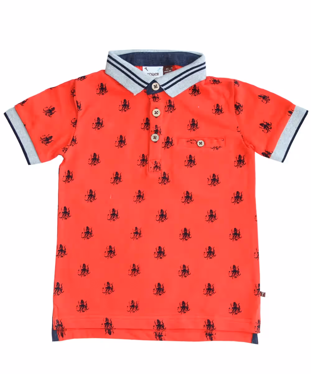 Siatex Bangladesh - OEM Children Printed Pique Polo Shirts Exporter in Bangladesh OEM Children Printed Pique Polo Shirts Exporter in Bangladesh